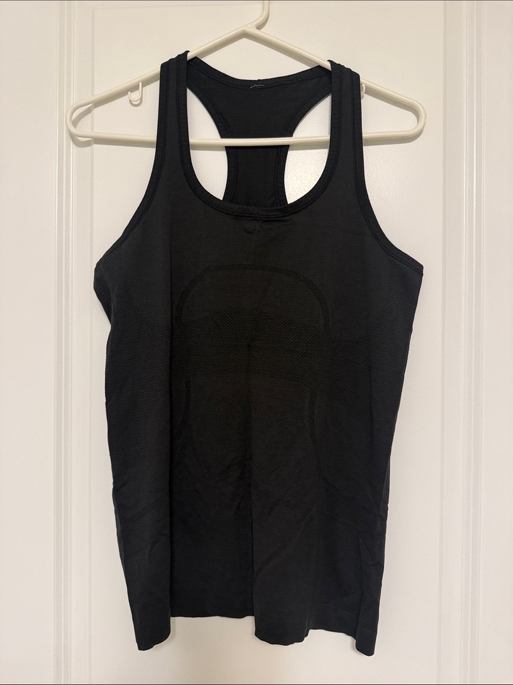 lululemon athletica Black Mesh-Detail Racerback Tank